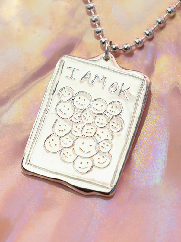 Smiley face necklace