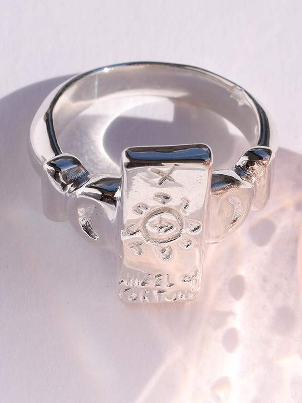 The Wheel of Fortune tarot card ring