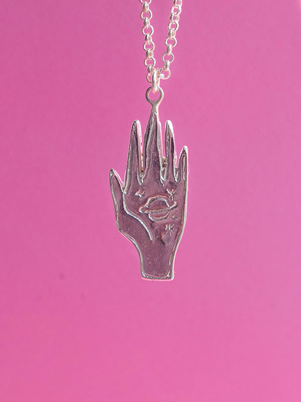 Universe in your hand necklace