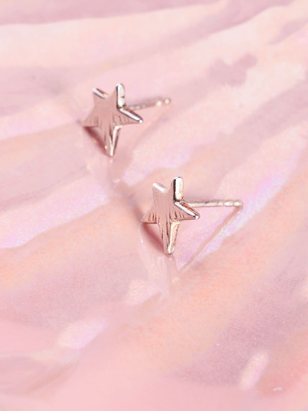 Small stars stud earrings