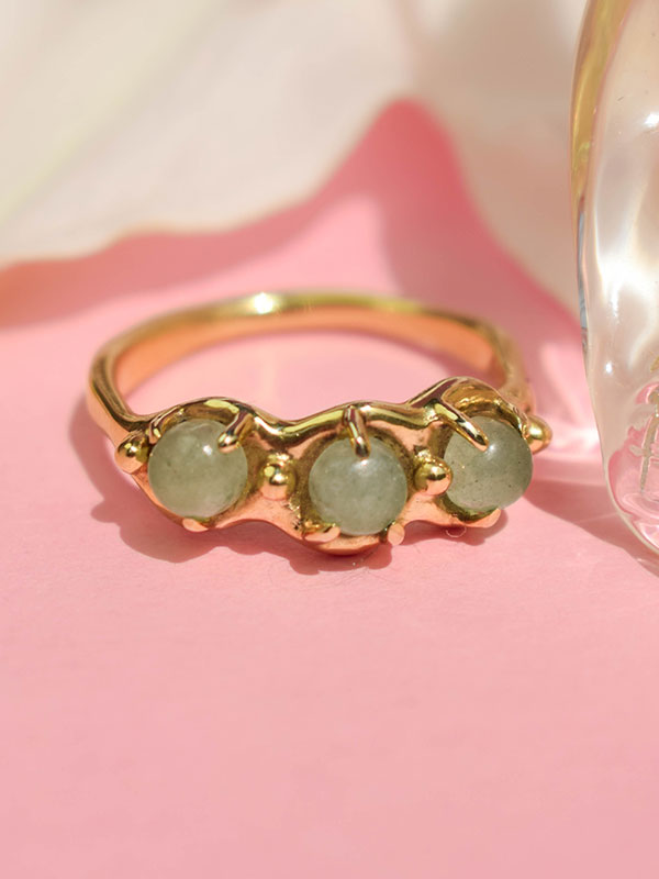 Simple ring with stones