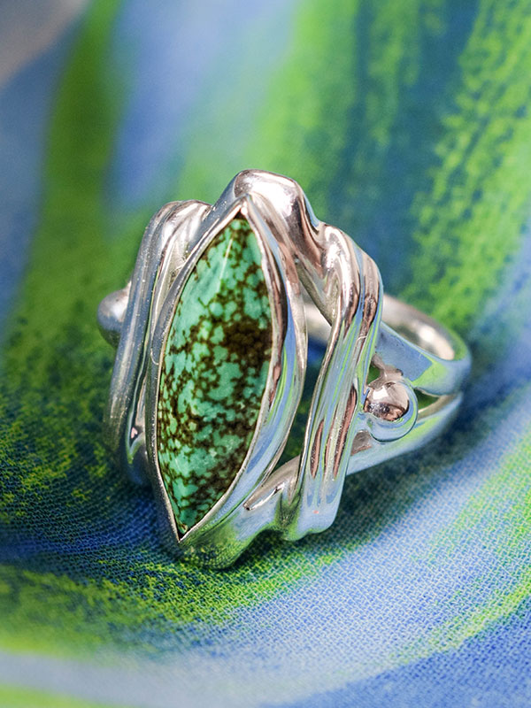 Tibetan turquoise ring